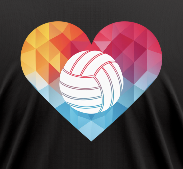 Black t-shirt Big ♥ Volley - Image 2