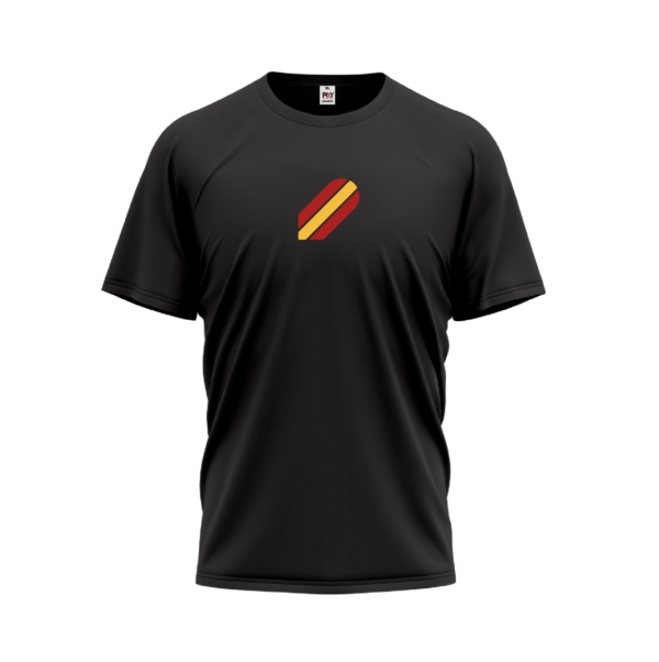 Black t-shirt IVVA Spain'24 tricolor