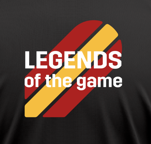 Black t-shirt "LEGENDS of the game" with IVVA Spain tricolor sign - Image 2