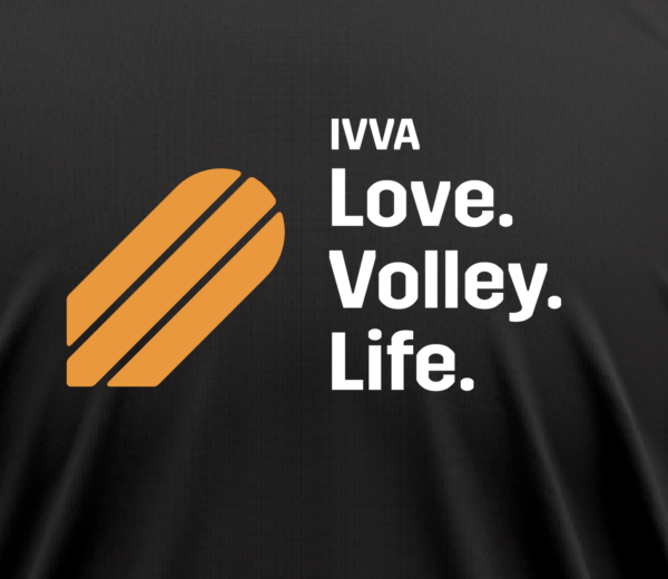 Black hoodie "IVVA: Love. Volley. Life." - Image 3