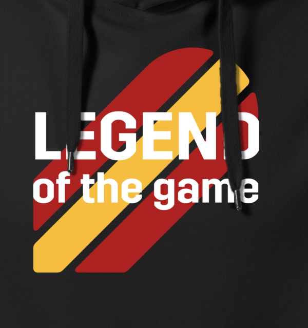 Black hoodie "LEGEND of the game" - Image 2