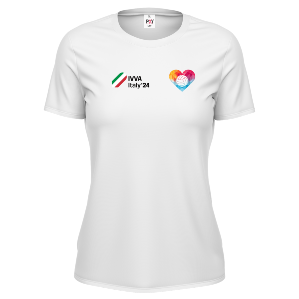 White women's t-shirt IVVA Milan 24 with love