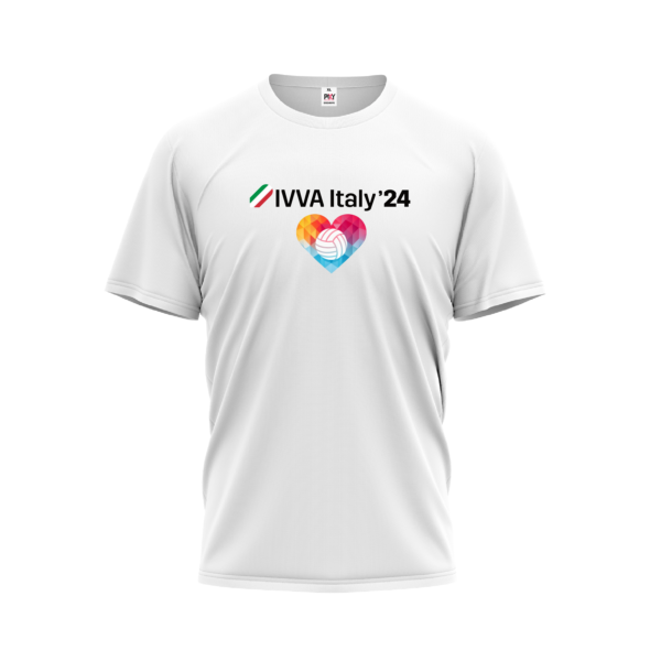 White t-shirt IVVA Milan 24 with love