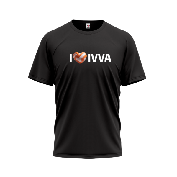 Black t-shirt I ♥ IVVA